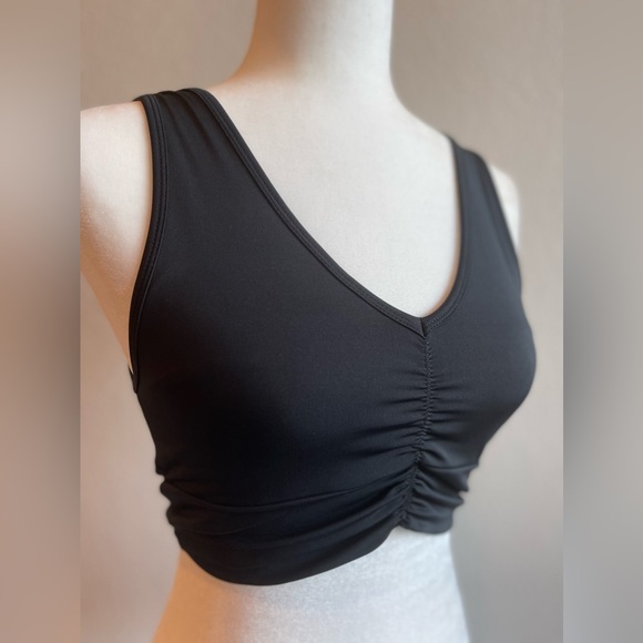 🖤HP 🎉 Yoga Bitch Flawless Ruched Scrunch-front Wild Thing Yoga Bra Tank NWT - Picture 3 of 12